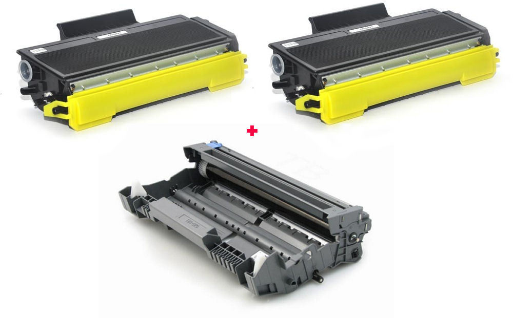 BROTHER DR-360 (1) + TN-360 (2) COMBO 3 PACK BRAND NEW COMPATIBLE DRUM AND TONER for Brother H